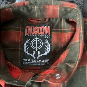 DIXXON Trailblazer Flannel in Olive and Rust